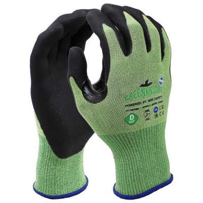 MCR Greenknight CT1081NM Cut Level D Recycled Polyester Gloves